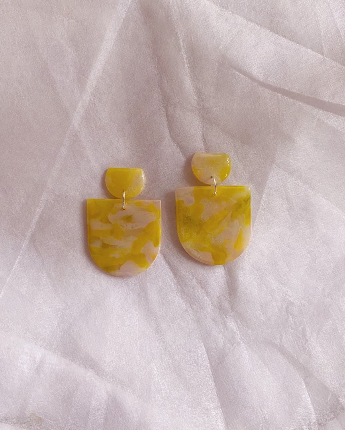 Sunshine - Frida Polymer Clay Earrings | Polymer Clay Jewelry