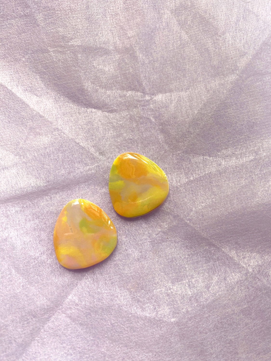 Fruity Pop- Onigiri Polymer Clay Earrings