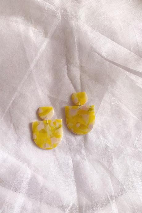 Sunshine - Frida Polymer Clay Earrings | Polymer Clay Jewelry